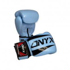 Onyx Nitro 10oz Leather Boxing Gloves Blue