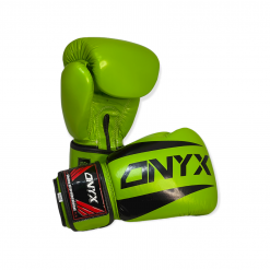 Onyx Nitro 10oz Leather Boxing Gloves Green