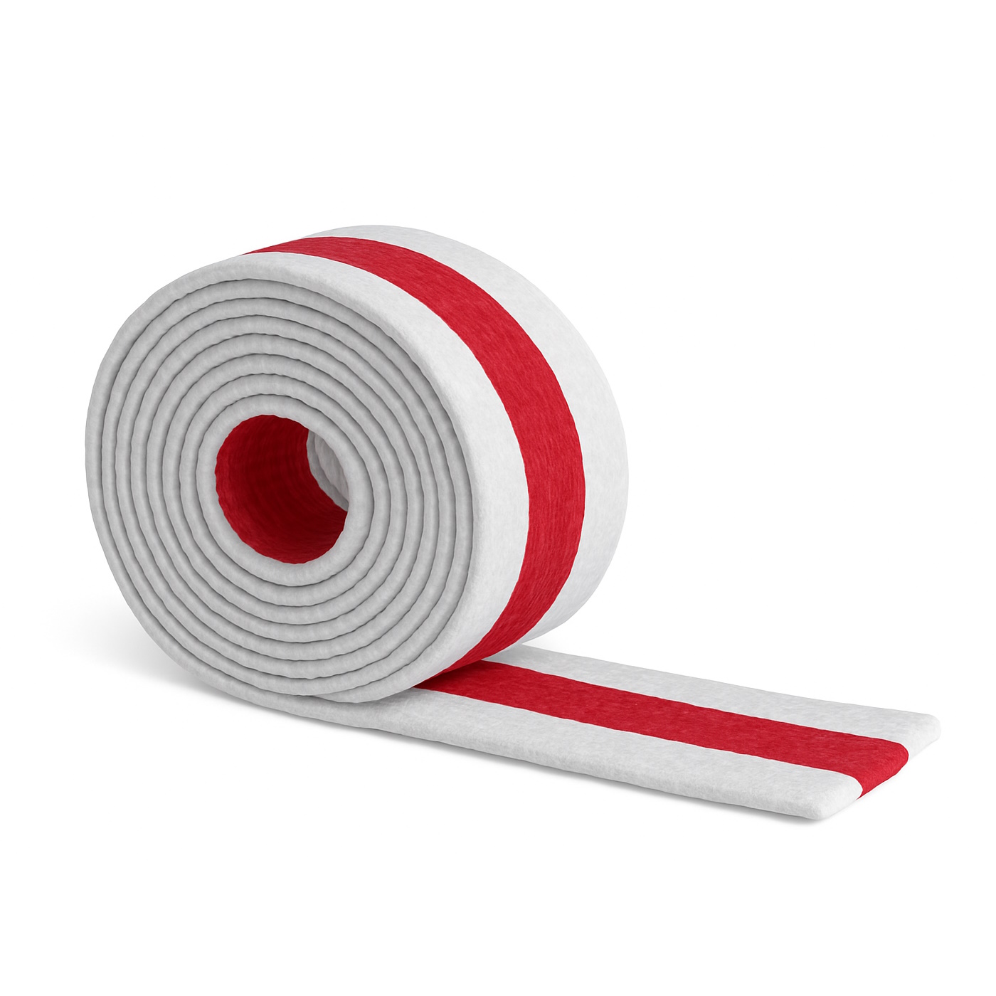 Martial Arts Pro Direct-White/Red Belt with Coloured Stripe